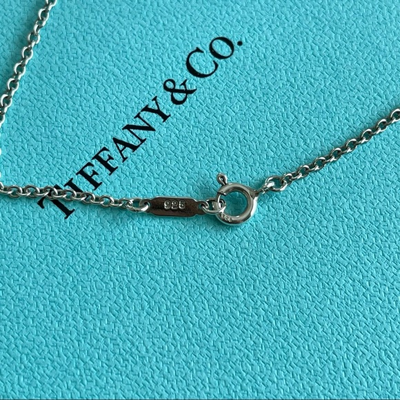 SOLD 💕Tiffany & Co.💕1837 Triple Tag Lavalier Necklace - Picture 6 of 8